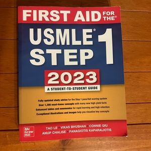 USMLE Step 1 First Aid 2023 Book